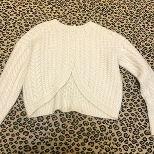 Brand:All Saints.    Size:Small    Color:Chalk White.